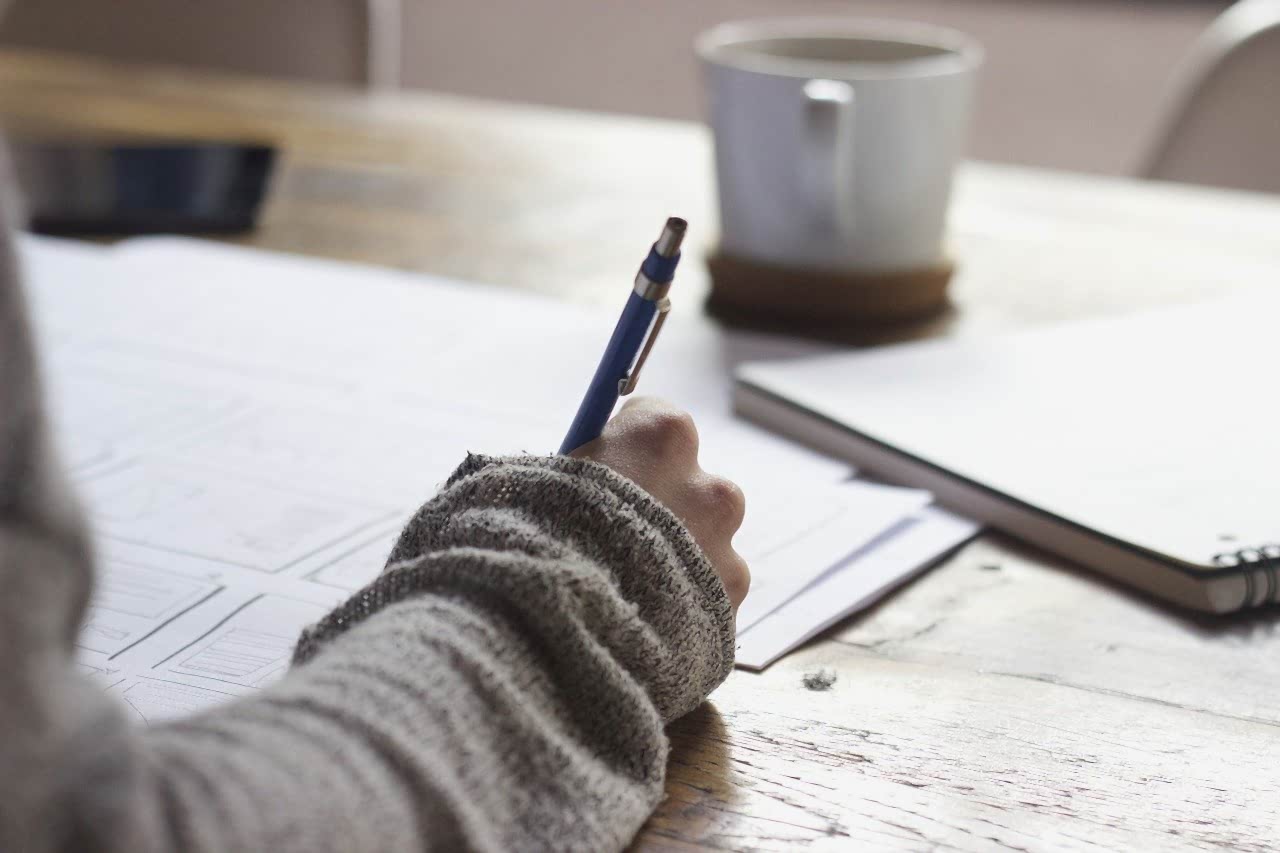 writing, write, person